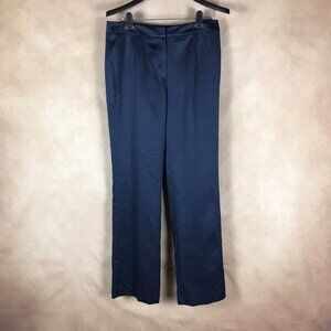 LE SUIT Dark Blue Sleek Work Trousers NWT Size 4